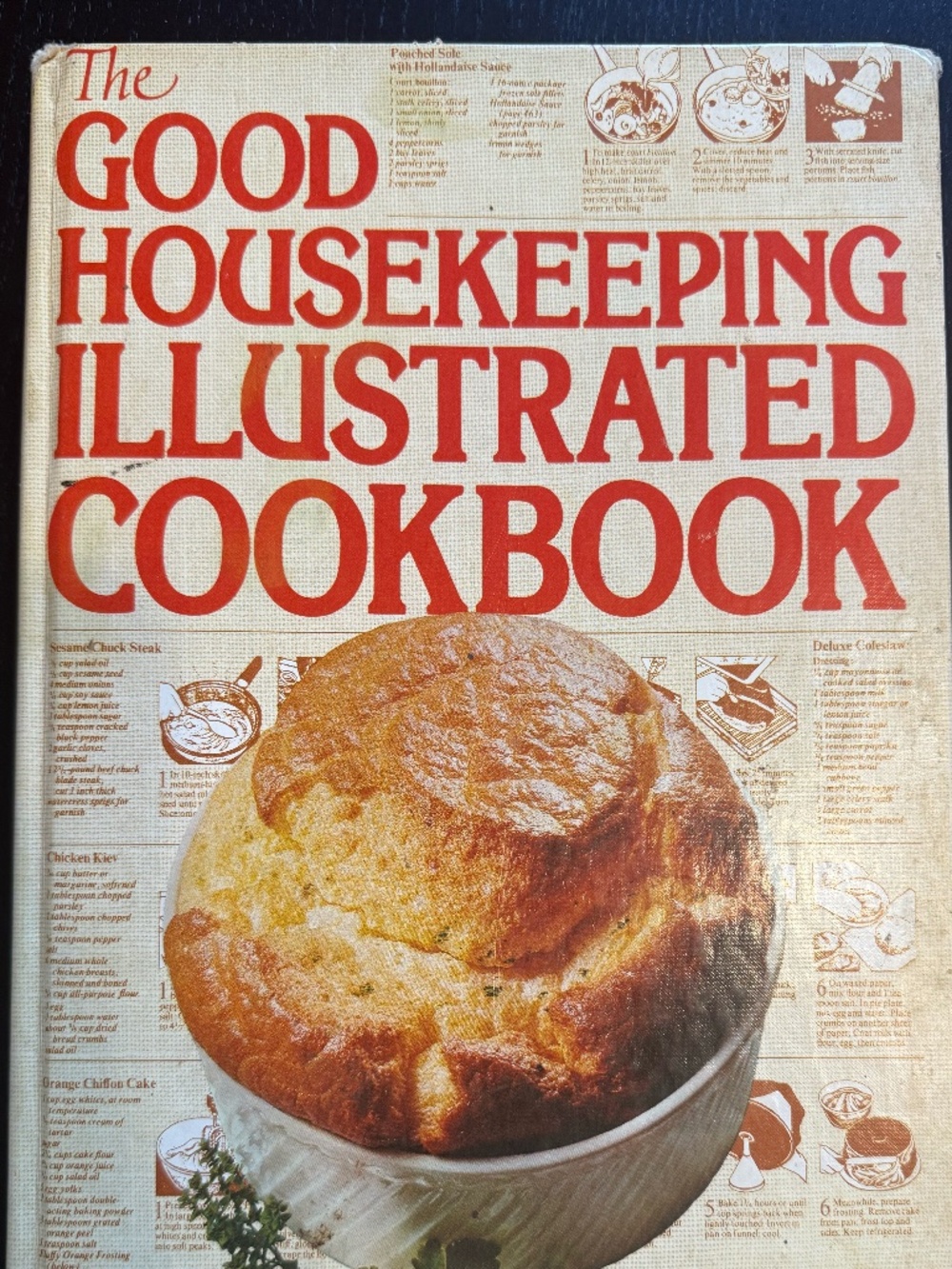 Vintage 1980 Good Housekeeping Illustrated Cookbook Hardcover